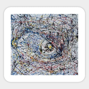 Pollock's eye Sticker